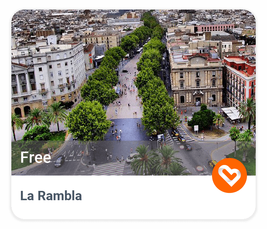 La Rambla with price and description